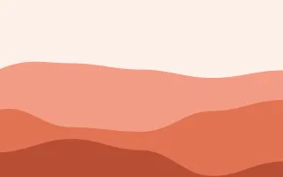 Coraline Flow II — light orange and white wave background, variation II