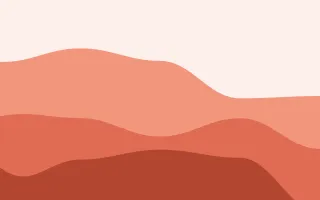 Coralline Tide — light orange, red and white wave background