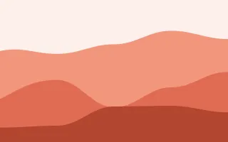 Coralline Tide II — light orange, red and white wave background, variation II