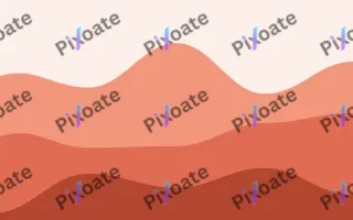 Coralline Tide III — light orange, red and white wave background, variation III