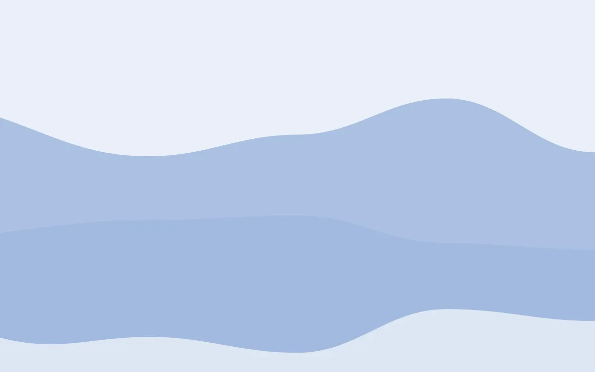 Denim Bold Drift — light white and blue wave background