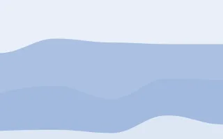Denim Bold Drift III — light white and blue wave background, variation III