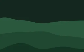 Everglade Flow — dark green and black wave background