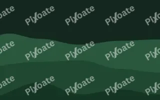 Everglade Flow — dark green and black wave background