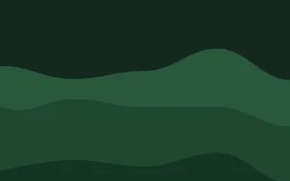 Everglade Flow III — dark green and black wave background, variation III