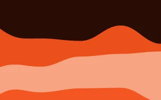 Flame Surge II — dark black and orange wave background, variation II