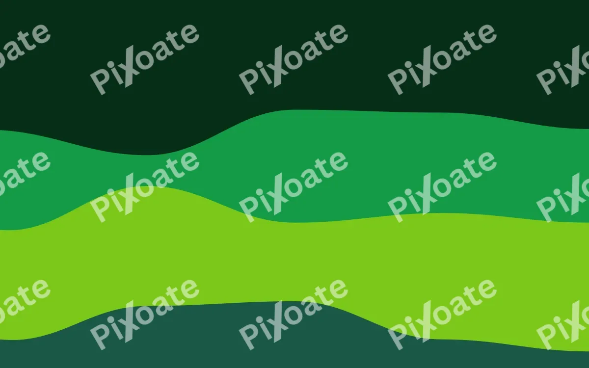 Forest Waves — dark black, green and teal wave background