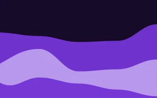 Grape Soda Surge II — dark black and purple wave background, variation II