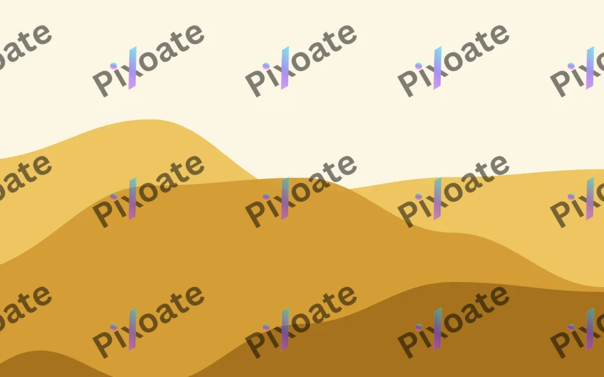 Honeywren Tide — light gold and beige wave background
