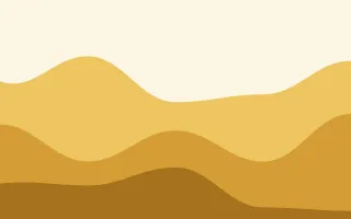Honeywren Tide II — light gold and beige wave background, variation II