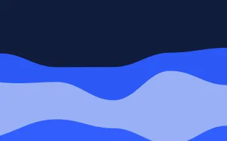 Klein Surge II — dark blue wave background, variation II