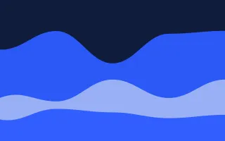 Klein Surge III — dark blue wave background, variation III