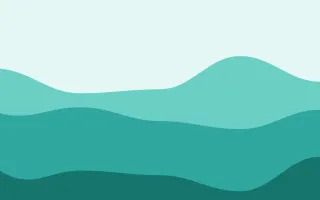 Lagoona Flow — light teal wave background