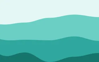 Lagoona Flow II — light teal wave background, variation II