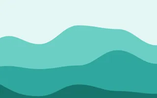 Lagoona Flow III — light teal wave background, variation III