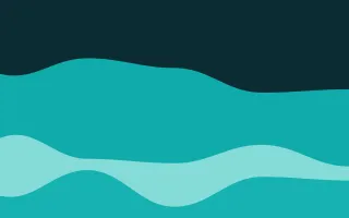 Matisse Surge III — dark teal wave background, variation III