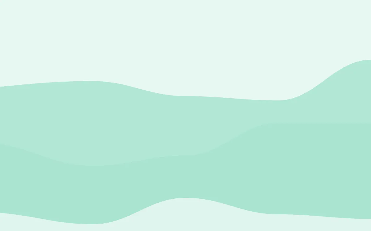 Midnight Mint Drift — light green wave background