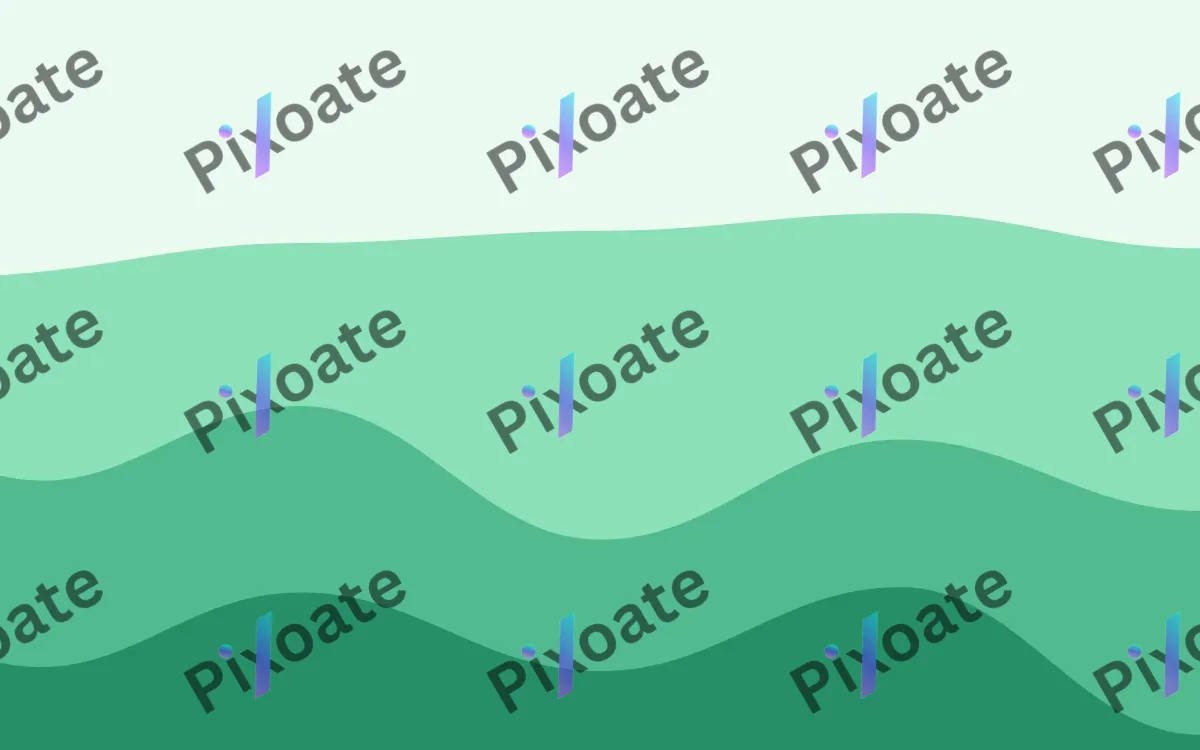 Mintaka Flow — light green and white wave background