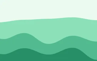 Mintaka Flow — light green and white wave background