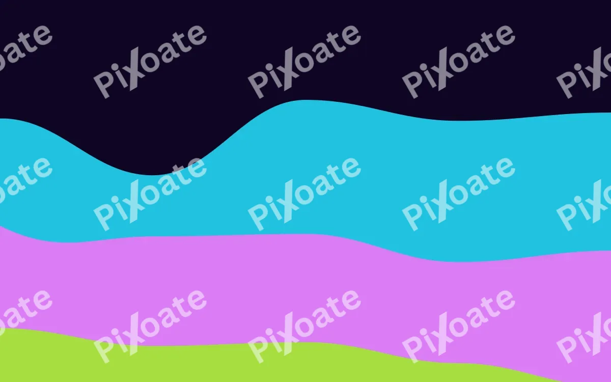 Neon Waves Neon Waves — dark black, teal and purple wave background