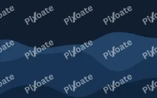 Nightcurrent Tide II — dark blue and black wave background, variation II