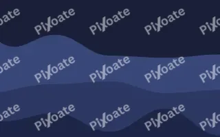 Noctis Flow III — dark blue and black wave background, variation III
