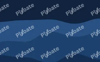 Oceana Flow III — dark blue and black wave background, variation III