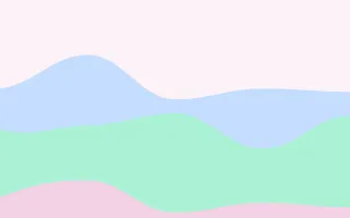 Pastel Dream Waves — light white, blue and green wave background