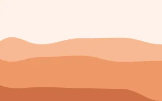 Peachette Flow — light orange and white wave background