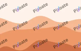 Peachette Flow II — light orange and white wave background, variation II