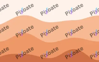 Peachette Flow III — light orange and white wave background, variation III