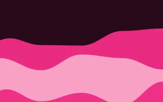 Punch Pink Surge — dark black and pink wave background