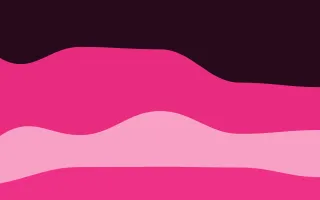 Punch Pink Surge II — dark black and pink wave background, variation II