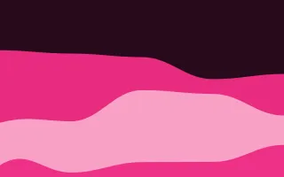 Punch Pink Surge III — dark black and pink wave background, variation III