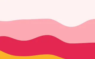 Rose Gold Waves — light white, red and gold wave background