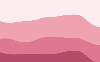 Rosea Flow II — light red, pink and white wave background, variation II