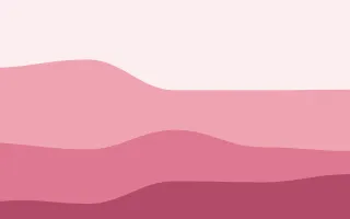 Rosea Flow III — light red, pink and white wave background, variation III