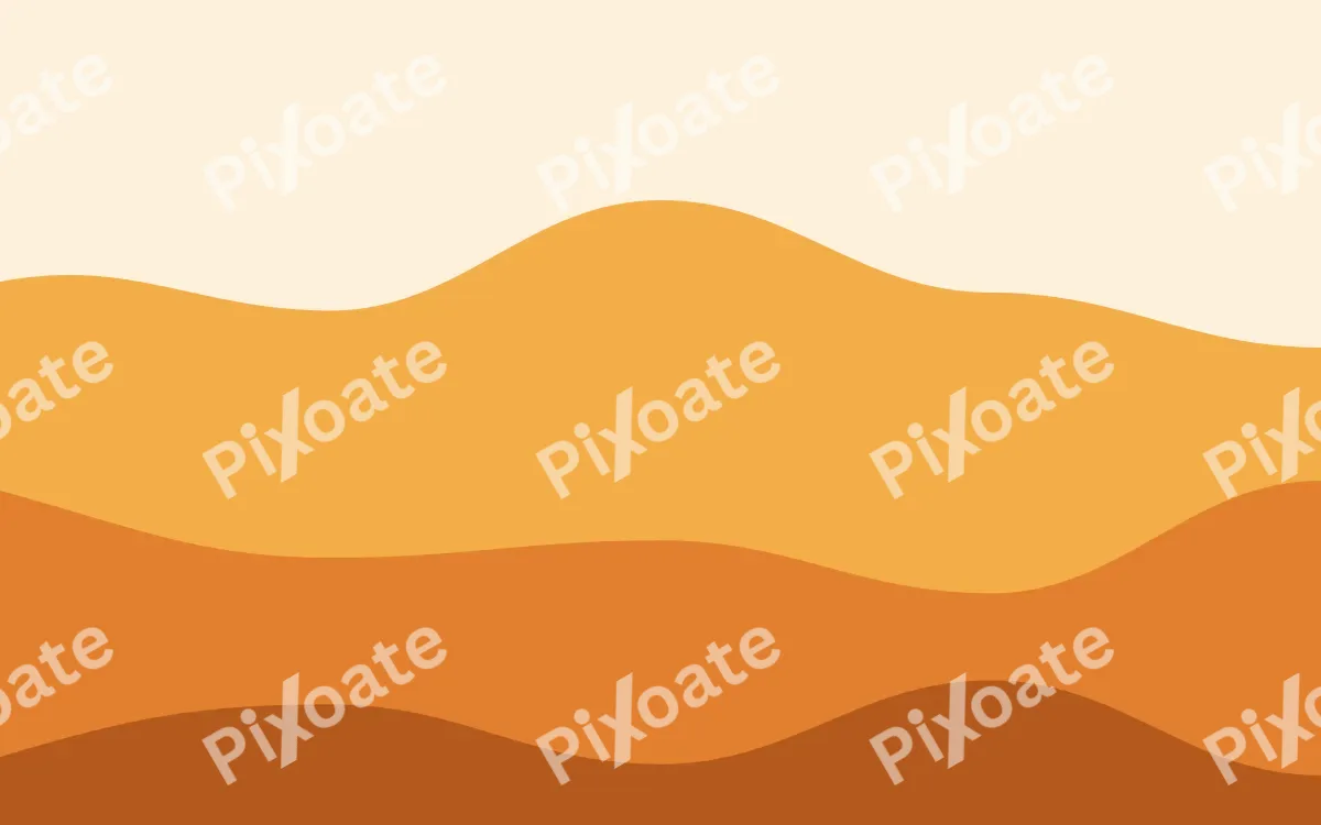 Saffron Fire Flow — colourful orange and beige wave background