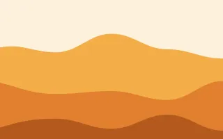 Saffron Fire Flow — colourful orange and beige wave background