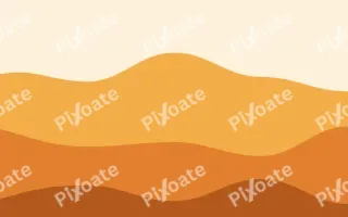 Saffron Fire Flow — colourful orange and beige wave background
