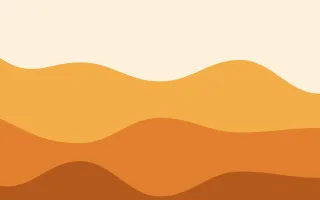 Saffron Fire Flow III — colourful orange and beige wave background, variation III