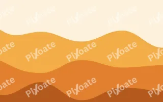 Saffron Fire Flow III — colourful orange and beige wave background, variation III