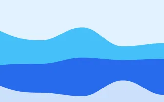 Sky Waves — light blue wave background
