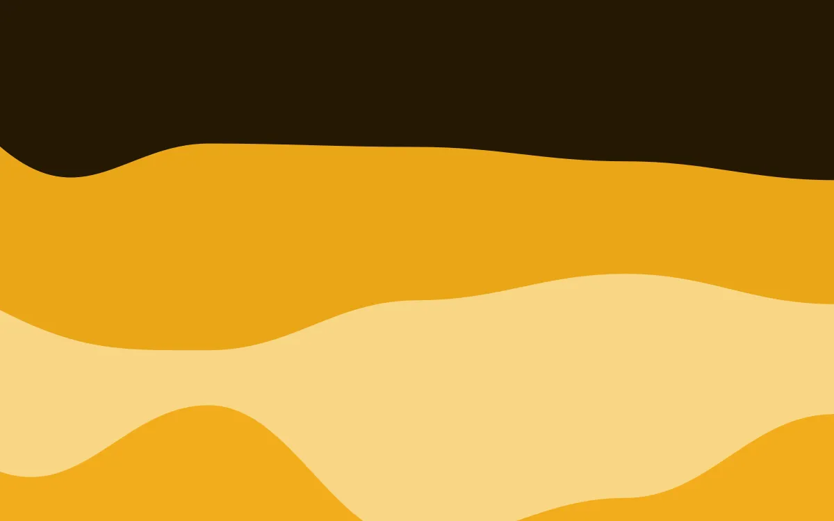Solar Surge — dark black, gold and yellow wave background