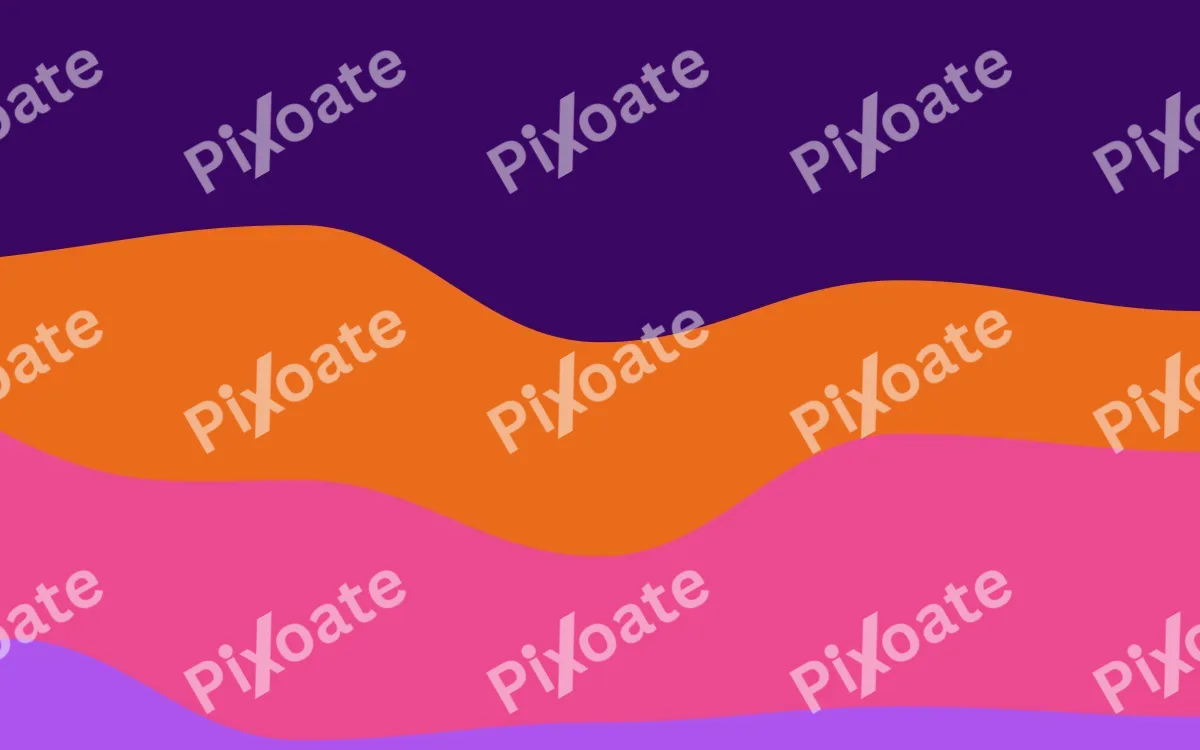 Sunset Waves — colourful purple, orange and pink wave background