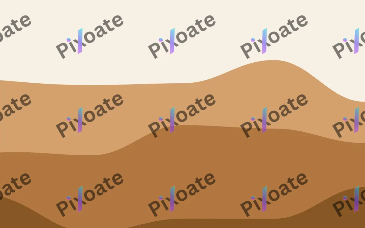 Terra Flow — light orange and beige wave background