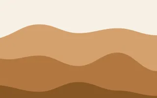 Terra Flow II — light orange and beige wave background, variation II
