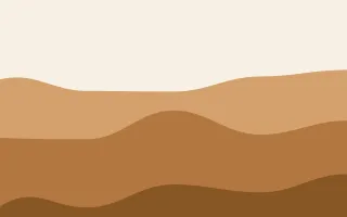 Terra Flow III — light orange and beige wave background, variation III