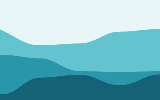 Tidepool Tide II — light teal wave background, variation II