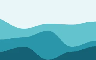 Tidepool Tide III — light teal wave background, variation III
